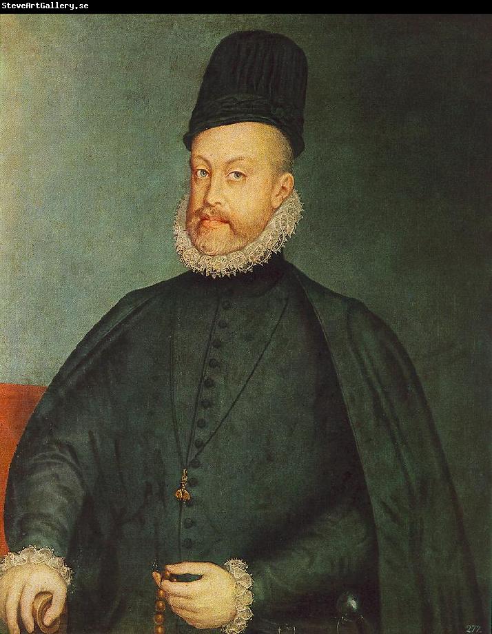 SANCHEZ COELLO, Alonso Portrait of Philip II af